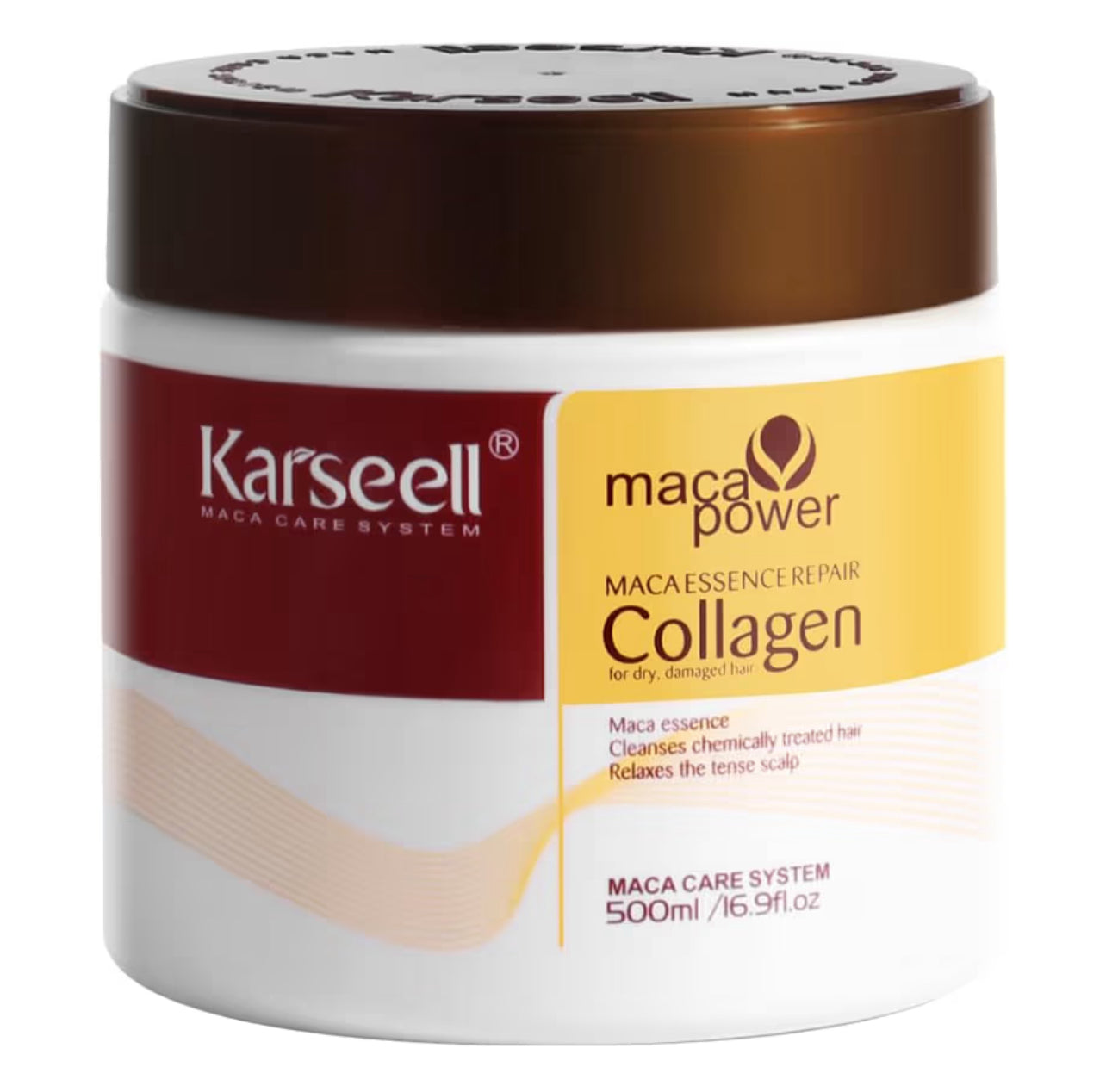 Karseell Maca Power Collagen Hair Mask 500ml - Hair Repair Deep Conditioner